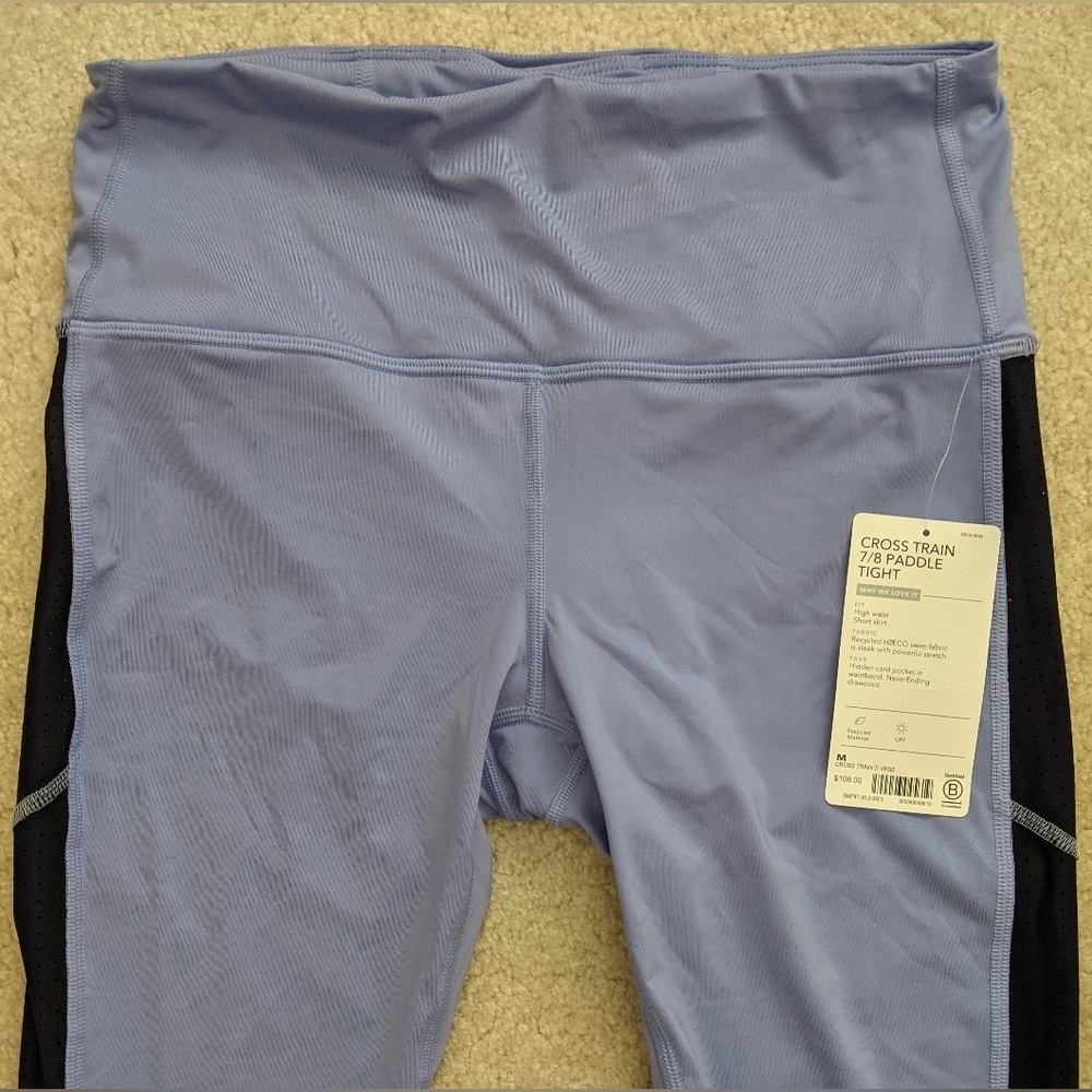 NWT Athleta cross train leggings purple black - Picture 4 of 13